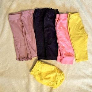 Carter’s | 0-3 Months Bottoms, Pants and One Pair of Shorts Bundle of 7